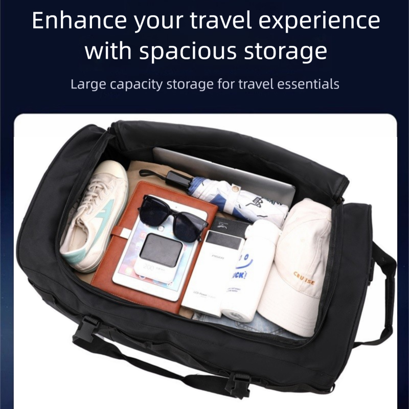 Foldable Rolling Luggage Bag - Heavy D uty Foldable Water Resistant