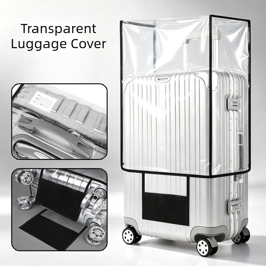 Luggage Protective Cover Transparent - Transparent PVC Luggage Cover for Travel