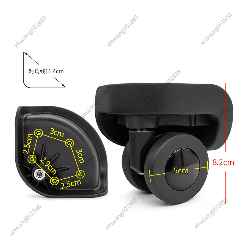 Silent Replacement Luggage Wheels - For ShengYuan C20 Silent Spinner Wheel