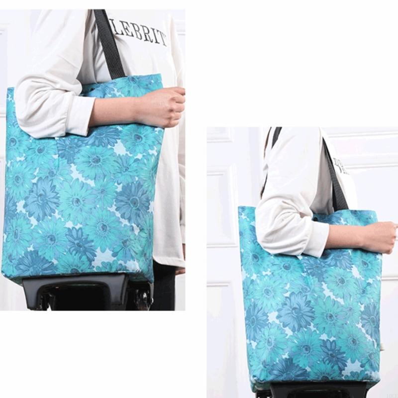 Retractable Handle Foldable Sh - Foldable Rolling Luggage Bag review and price