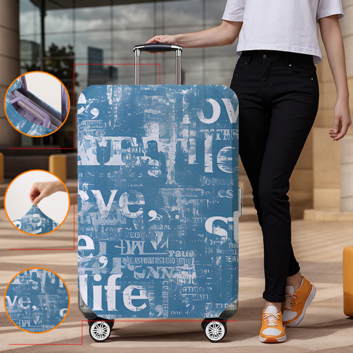 Luggage Cover Protector Elasti - Waterproof Suitcase Cover Protector review and price