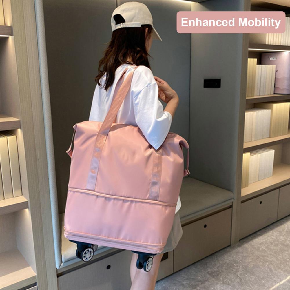 Expandable Travel Bag Expandab - Foldable Rolling Luggage Bag review and price