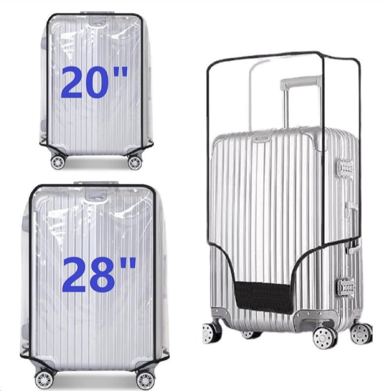 Waterproof Wheeled Suitcase Du - Luggage Protective Cover Transparent review and price