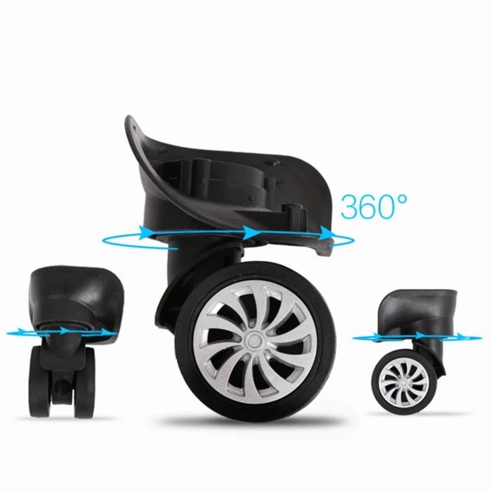 4Pcs Universal Luggage Suitcas - Silent Replacement Luggage Wheels review and price
