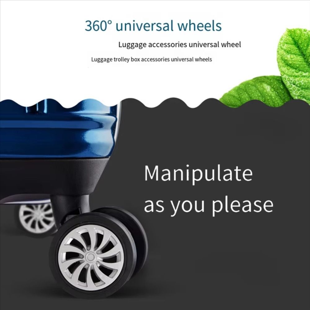 4Pcs Universal Luggage Suitcas - Silent Replacement Luggage Wheels review and price