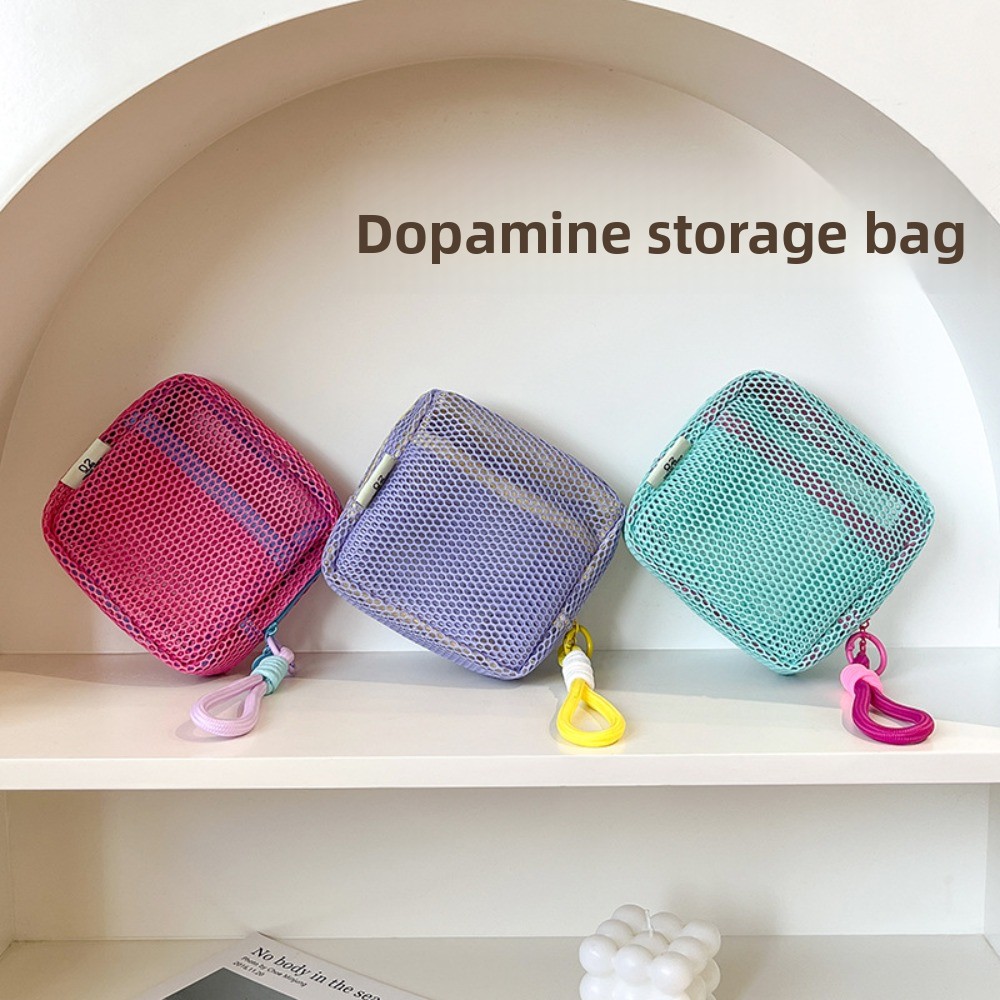 New Dopamine Color Storage Bag - Cosmetic Bags review and price