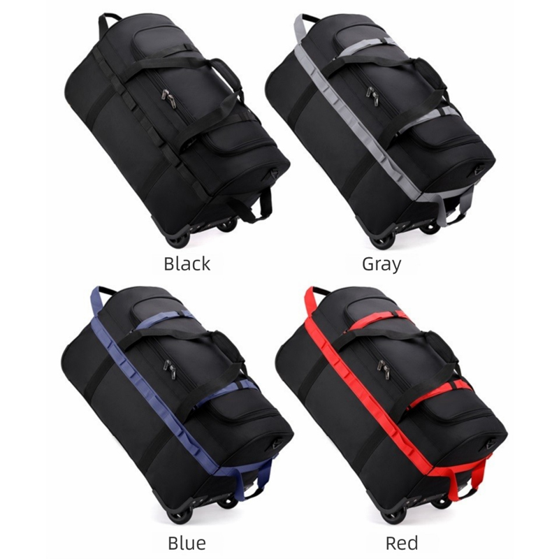 Heavy D uty Foldable Water Res - Foldable Rolling Luggage Bag review and price