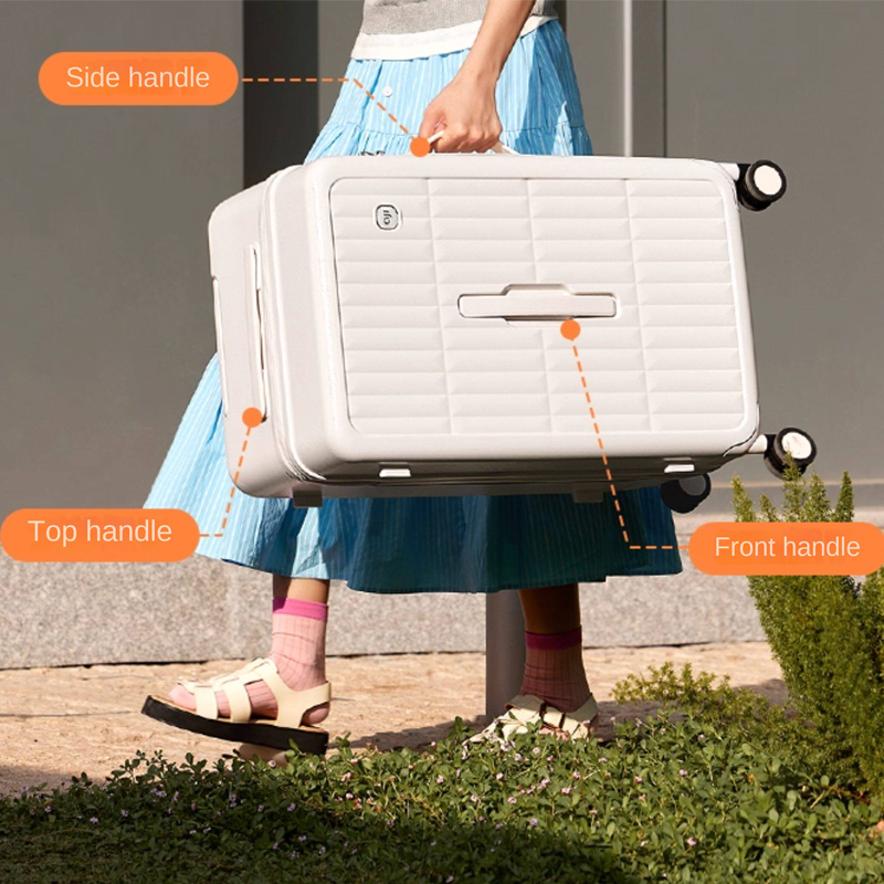 Side Opening Lid Suitcase Envi - Spinner Wheel Rolling Suitcase 20 Inch review and price