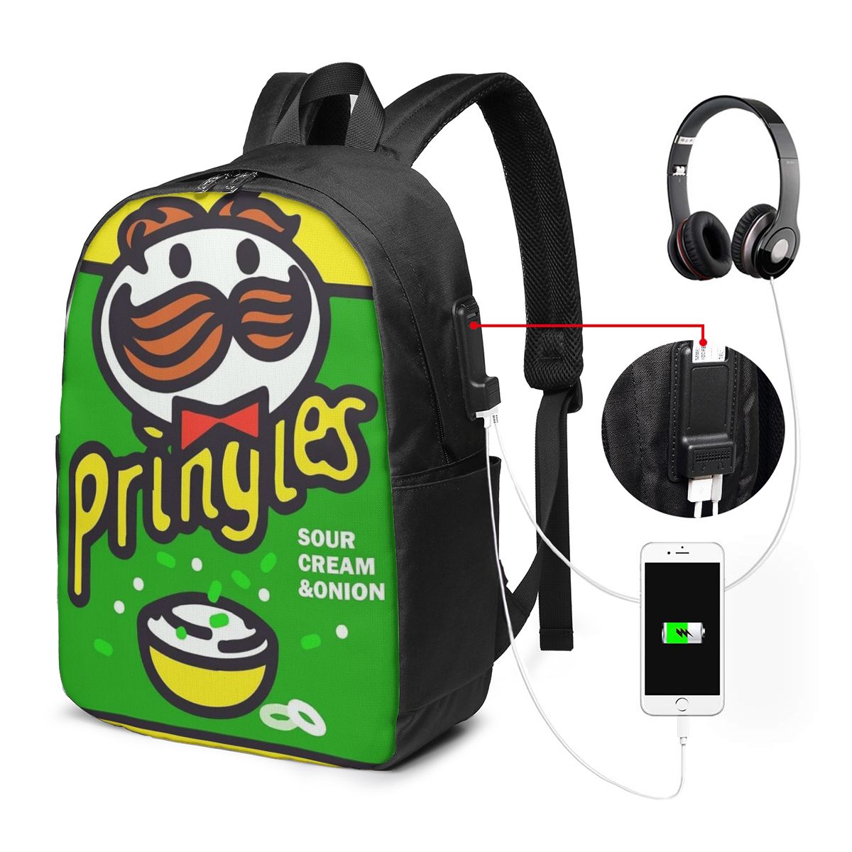 Potato Crisps Chips Pringles P - Travel Bags review and price