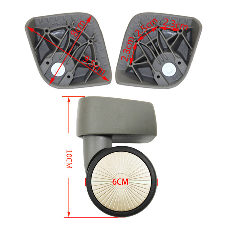 For Samsonite JY103 JY105 JY10 - Silent Replacement Luggage Wheels review and price