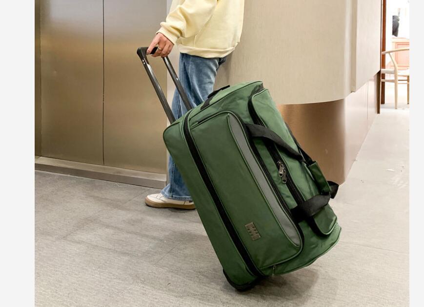 22 inch Men carry on hand Lugg - Foldable Rolling Luggage Bag review and price