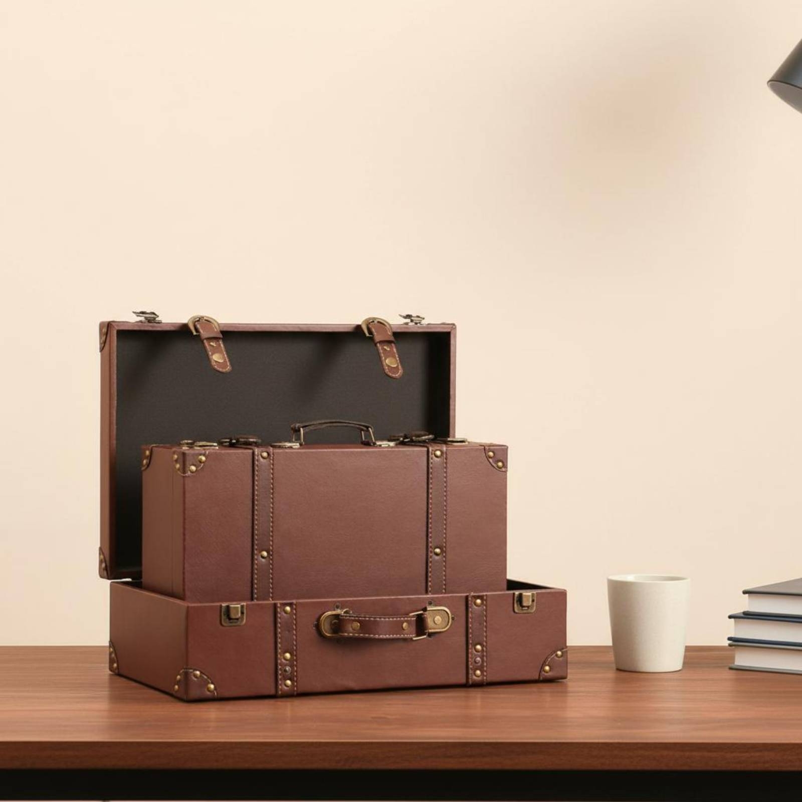 Vintage Suitcase Trunk Rivet H - Retro Vintage Trunk Suitcase review and price