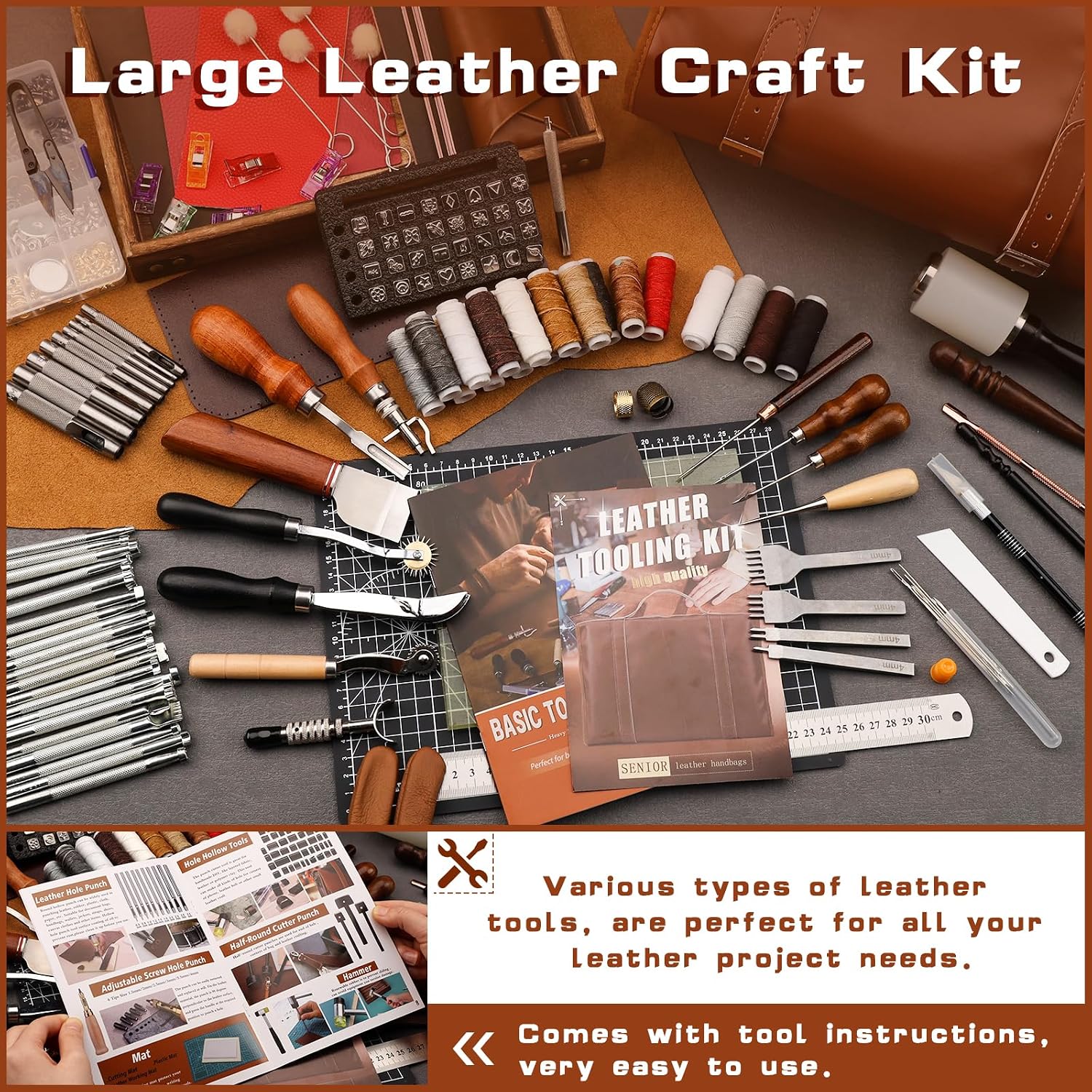 Leather Tooling Kit Leather Cr - Handbags review and price