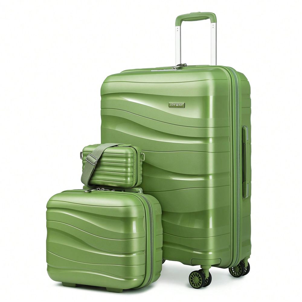 3Piece Hardshell Luggage Set,  - Expandable Hard Shell Luggage Set review and price