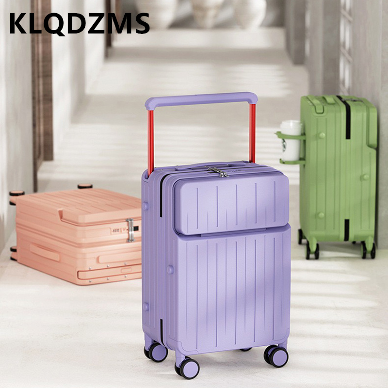 KLQDZMS 24 Inch Luggage Compar - Front Opening Laptop Luggage 24 Inch review and price