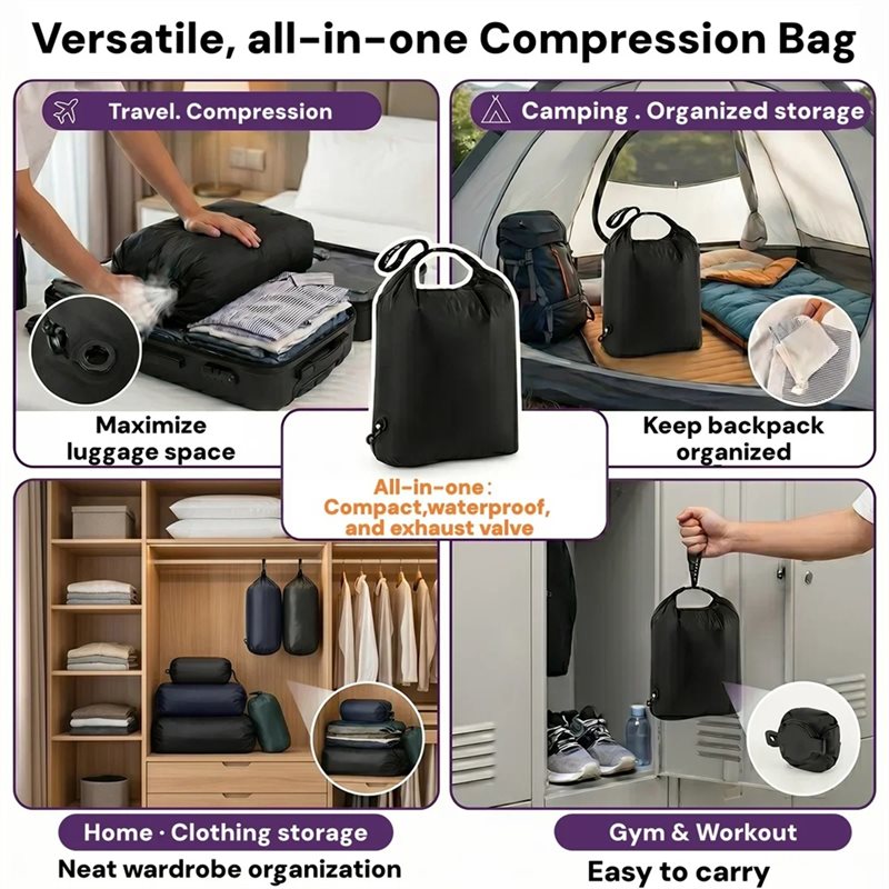 EYFL-24L Hand Roll Compression - Foldable Rolling Luggage Bag review and price