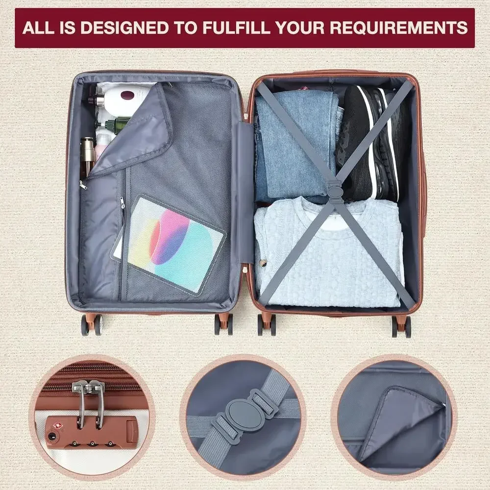 Expandable 3-Piece Hardshell L - Expandable Hard Shell Luggage Set review and price