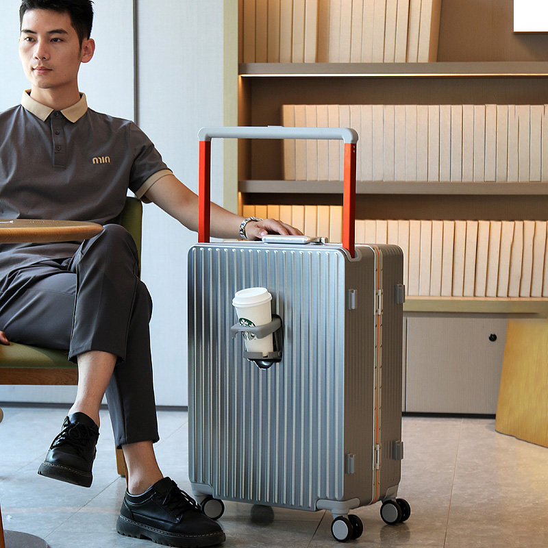 New Wide Handle Suitcase on Wh - Aluminum Frame Carry On Luggage review and price