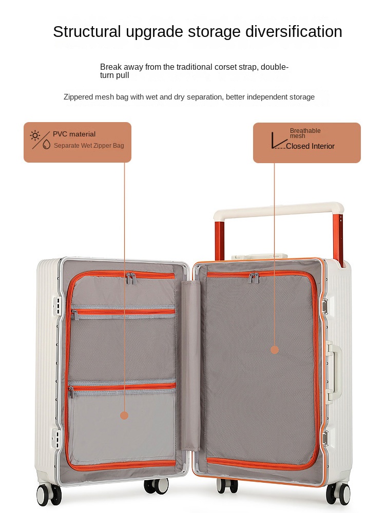 New Wide Handle Suitcase on Wh - Aluminum Frame Carry On Luggage review and price