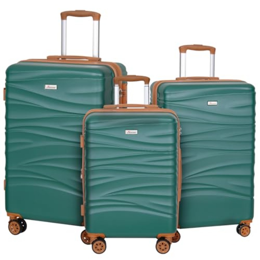 Hardside Expandable 3PCS Lugga - Expandable Hard Shell Luggage Set review and price