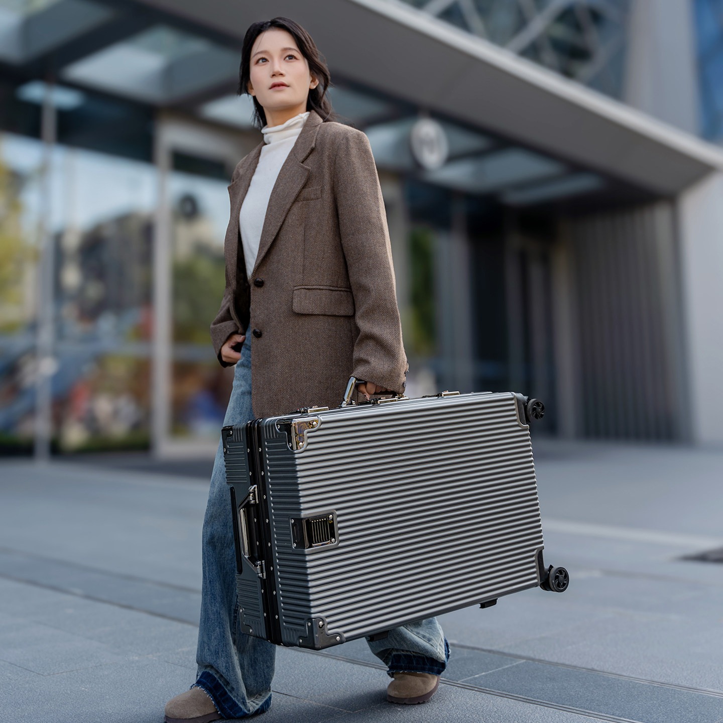 【drop deal】aluminum frame suit - Aluminum Frame Carry On Luggage review and price