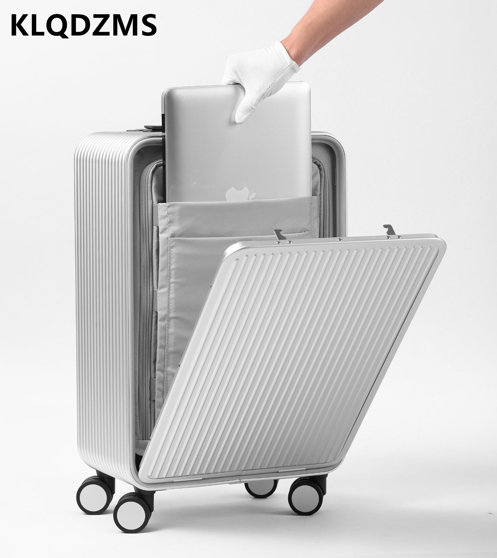 KLQDZMS Luggage All Aluminum M - Front Opening Laptop Luggage 24 Inch review and price