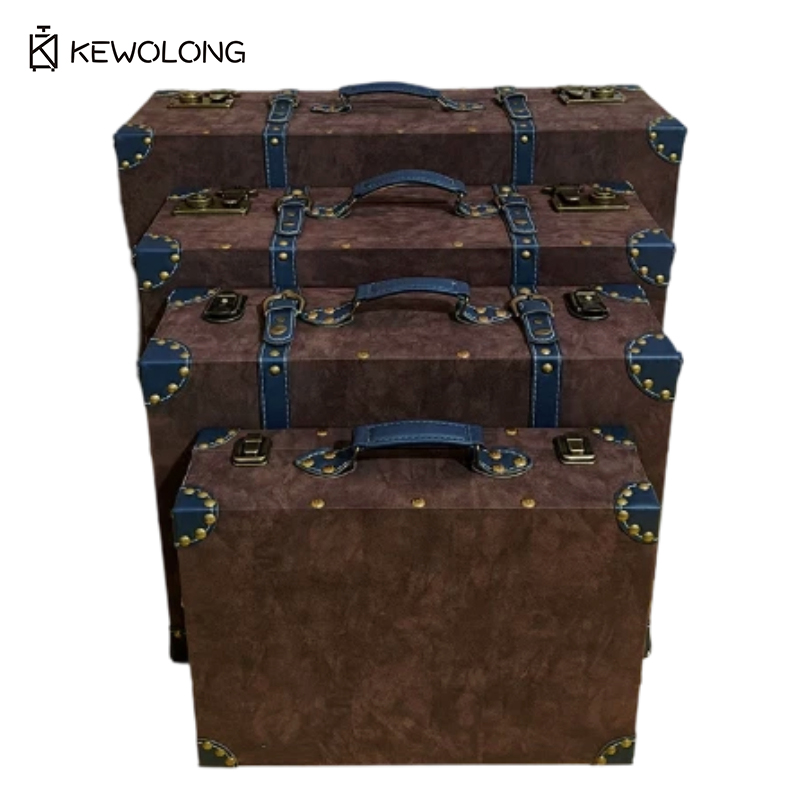 Vintage Leather Suitcase Stora - Retro Vintage Trunk Suitcase review and price