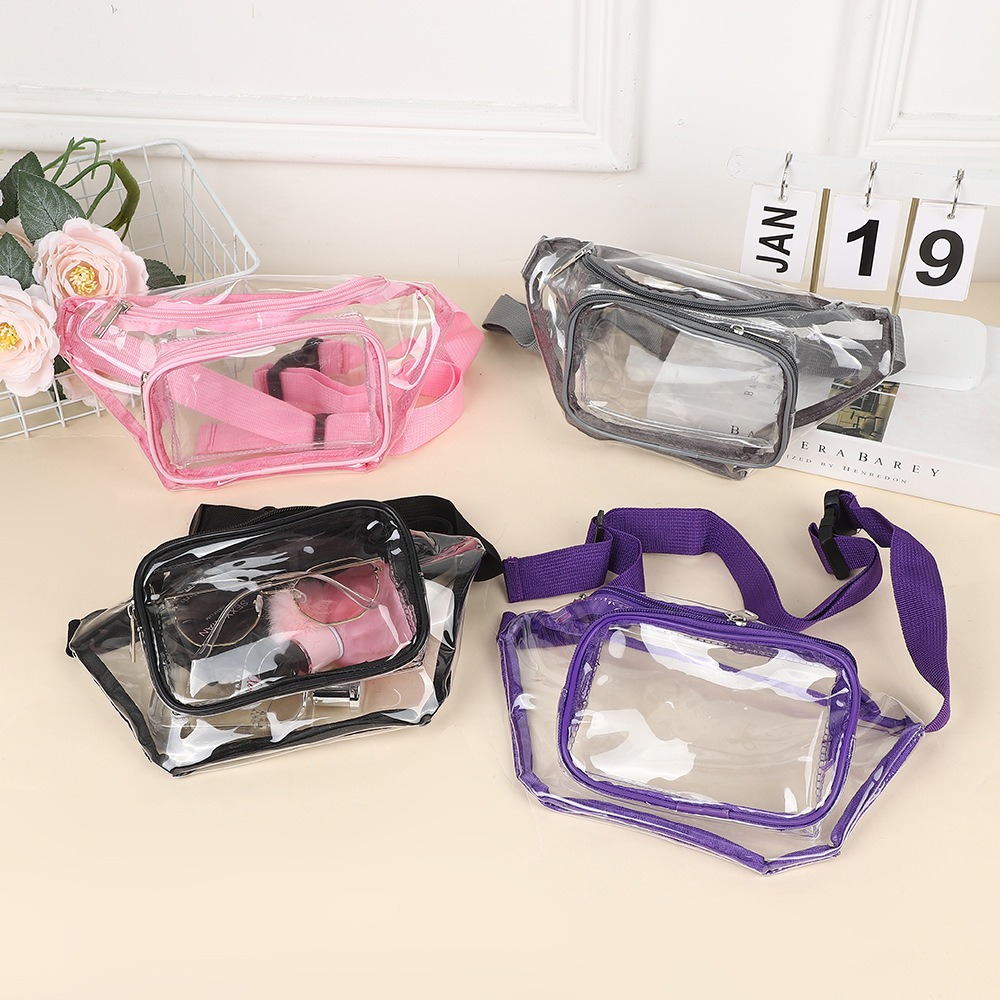 Clear Fanny Pack Transparent P - Handbags review and price