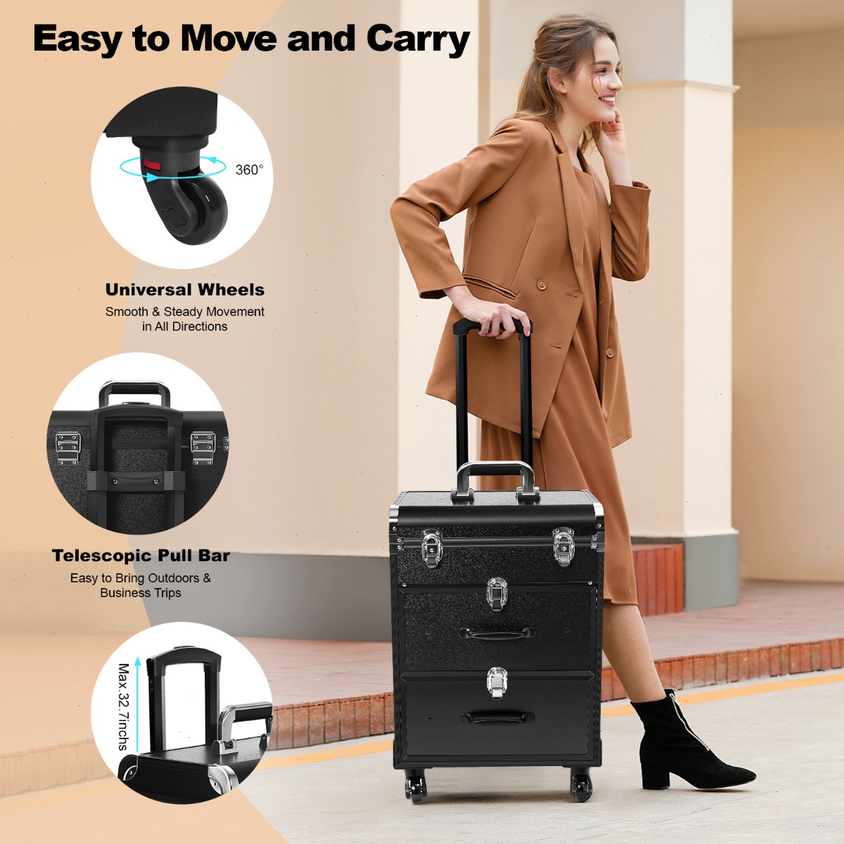 Professional Makeup Train Case - Backpacks review and price