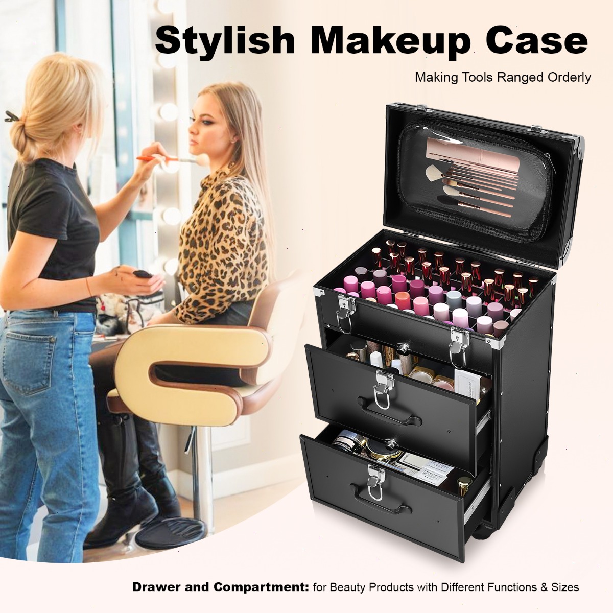 Professional Makeup Train Case - Backpacks review and price