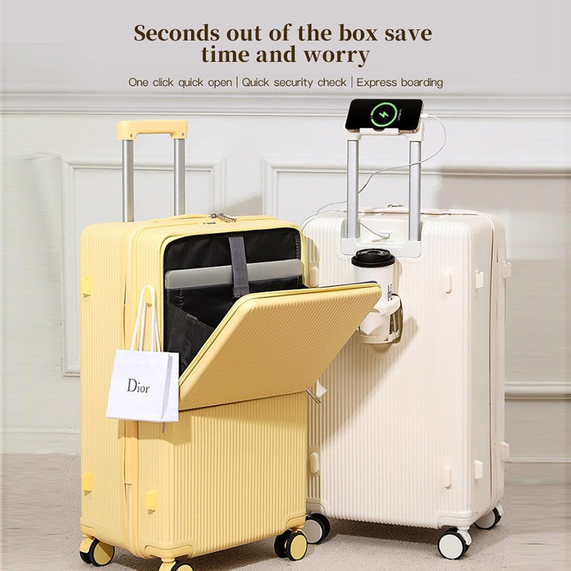 sushimu Suitcase Wide Handle T - Aluminum Frame Carry On Luggage review and price