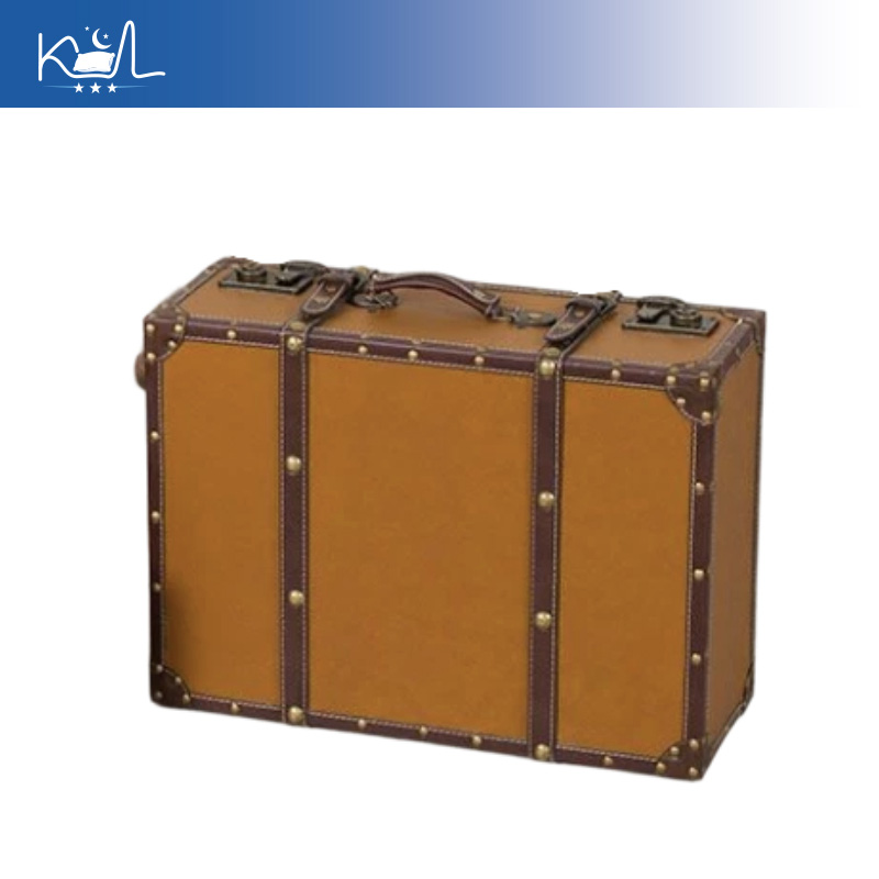 Vintage Orange Decorative Suit - Retro Vintage Trunk Suitcase review and price