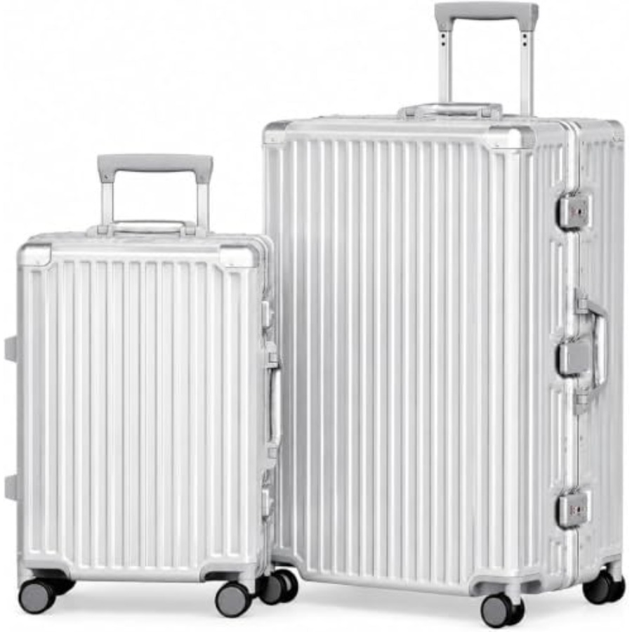 Luggage Sets 2 Pcs Aluminum Fr - Aluminum Frame Carry On Luggage review and price