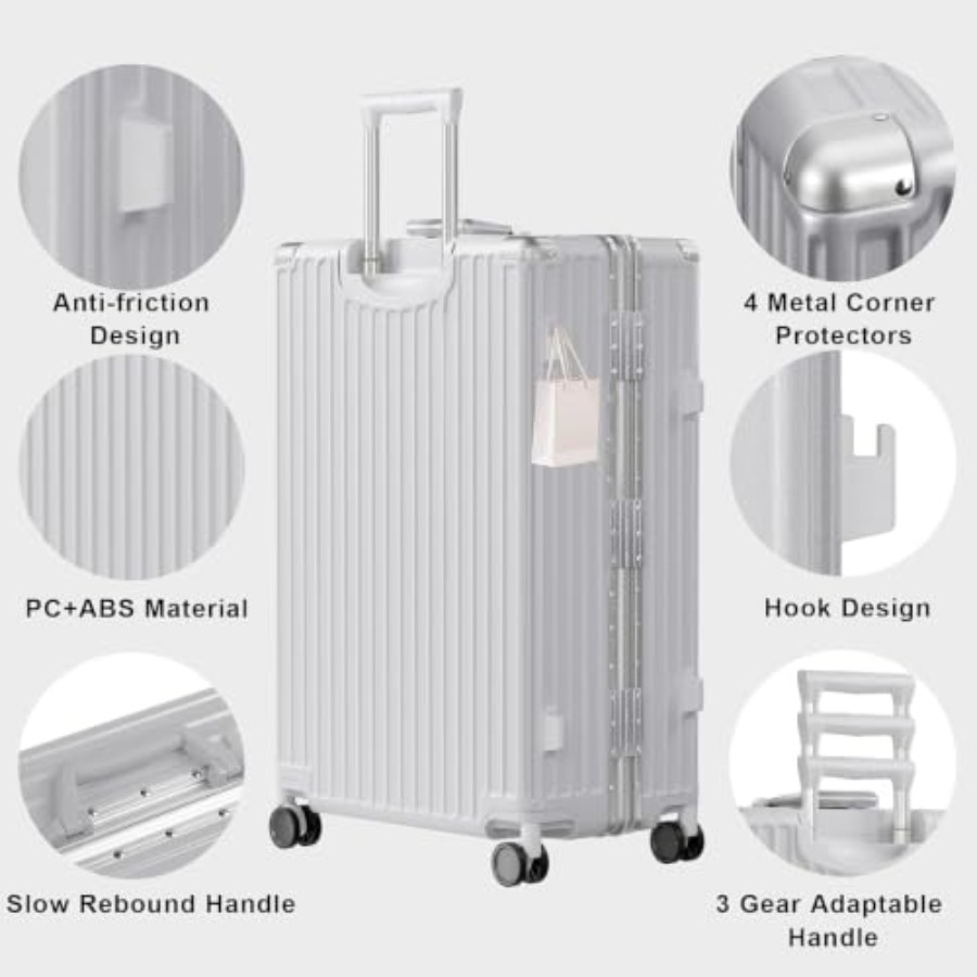 Luggage Sets 2 Pcs Aluminum Fr - Aluminum Frame Carry On Luggage review and price