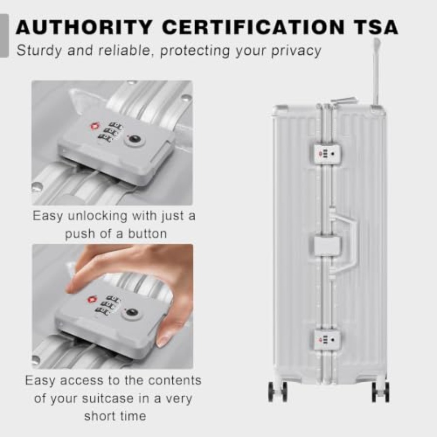 Luggage Sets 2 Pcs Aluminum Fr - Aluminum Frame Carry On Luggage review and price