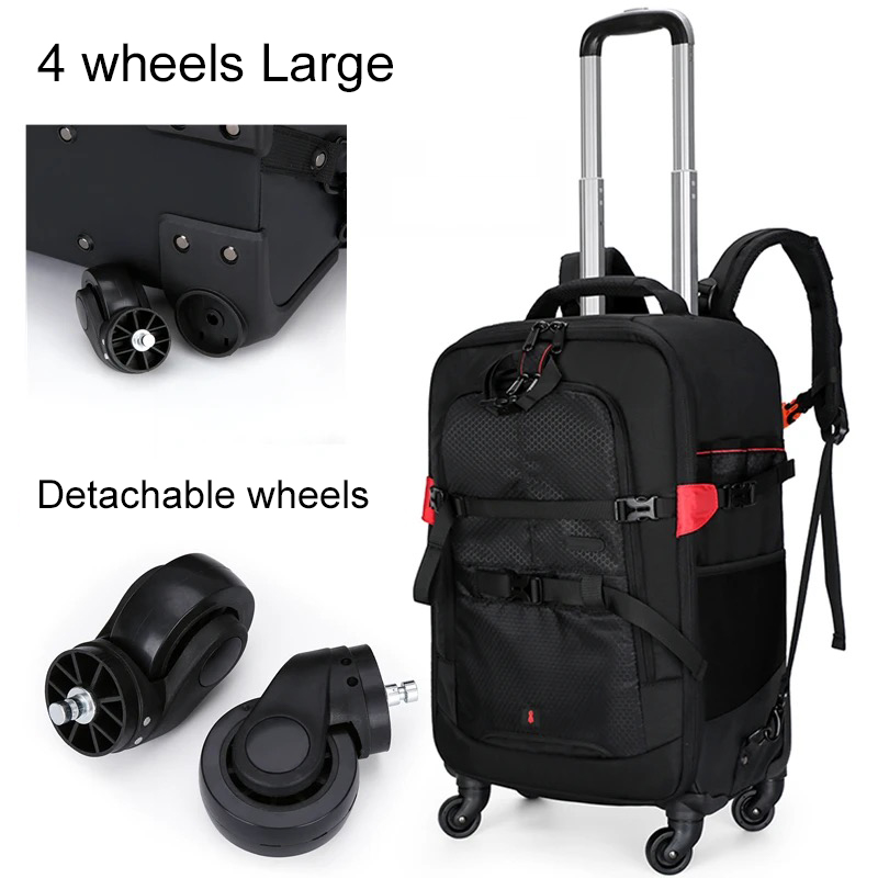 Trolley Photography Backpack P - Foldable Rolling Luggage Bag review and price