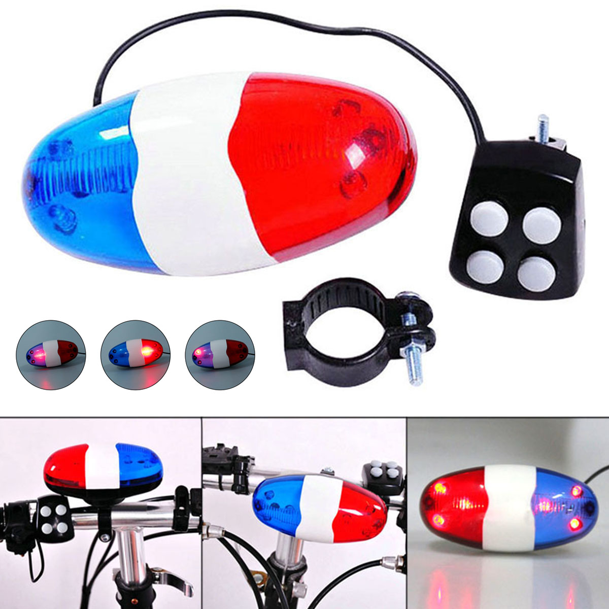 Bicycles Bell Police Car Light - Kids Ride On Suitcase Scooter review and price
