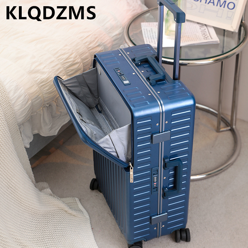 KLQDZMS Handheld Travel Suitca - Front Opening Laptop Luggage 24 Inch review and price